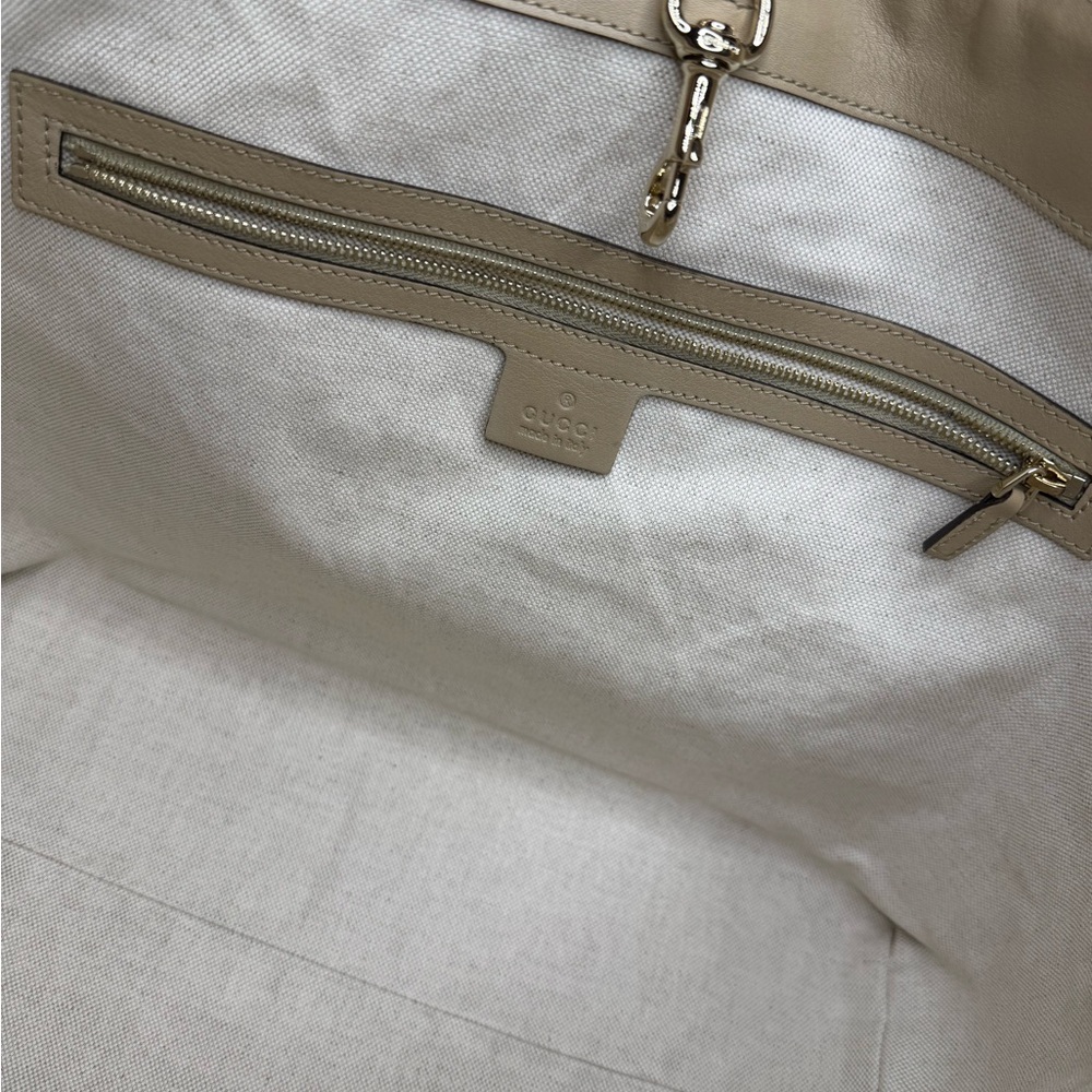 Gucci Beige and Brown Monogram Tote - Picture 8 of 16